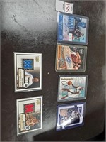 Lot of autographed basketball cards, 2 relic