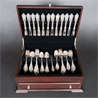 Wallace Sterling "Grand Baroque" Flatware For 12