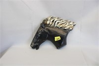 Flat Horse Head Carved