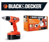 Black & Decker 18V Drill/Driver with Storage Bag &