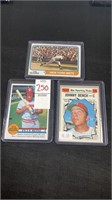 Lot of 3 1970s Baseball Stars Cards