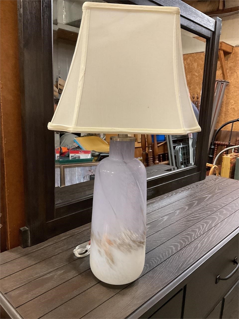 Lamp 26”tall w shade
