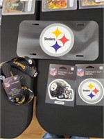 Steelers Decals &license plate &lanyard