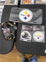 Steelers Decals &license plate & lanyard