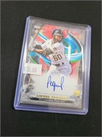 Topps Liover Peguero auto Graphed card