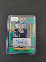 Autographed Nick Gonzales card