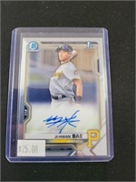 Autographed Jl-Hwan  Bae card Topps