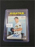 Autographed Mitch Keller Topps Certified card
