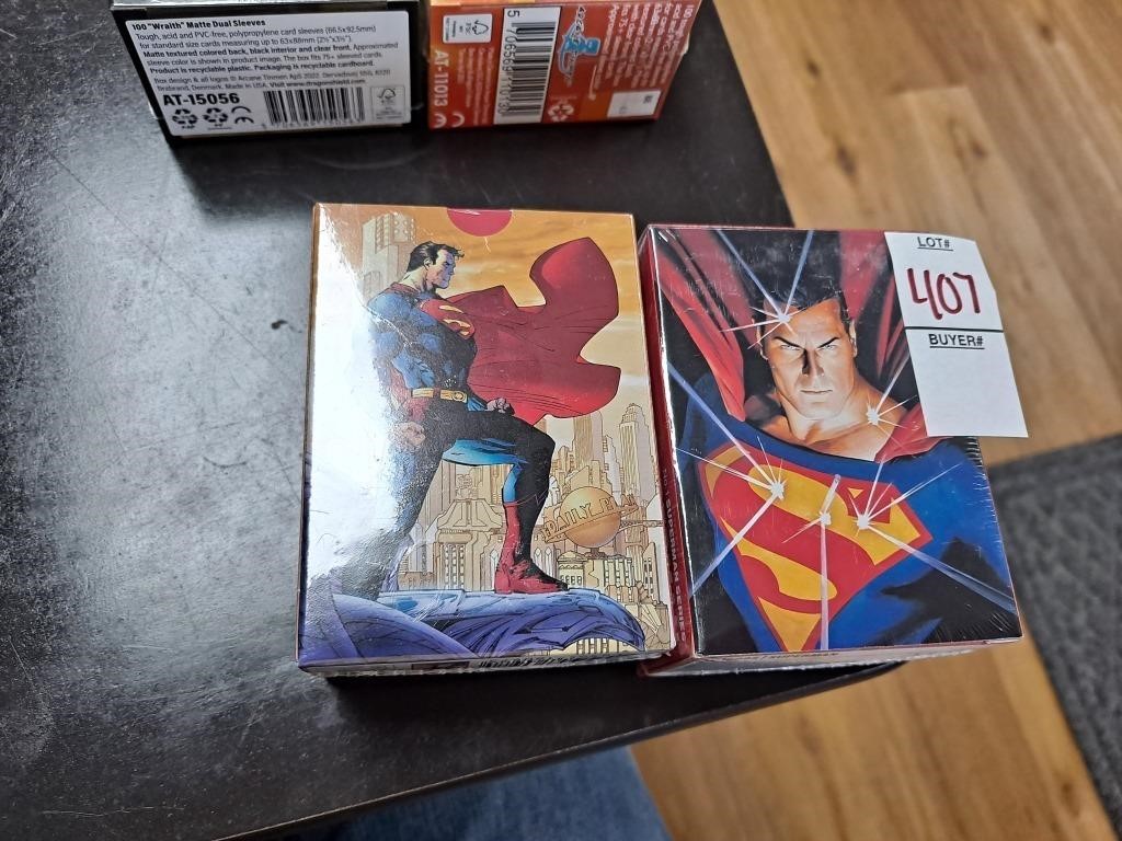 Superman card sleeves