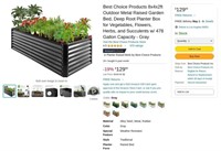 E3033  Best Choice Products Raised Garden 8x4x2ft