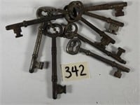 8 Old Skeleton Keys