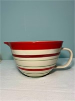 Ceramic Red/Green Pour Mixing Bowl