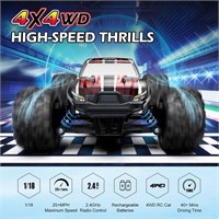 New 4WD RC Car 1:18 Scale High Speed 40+ MPH Off R