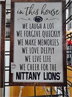 Nittany lions wall hanging