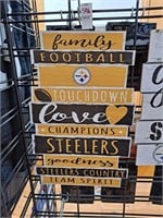 Steelers wall hanging