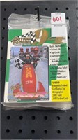 Action packed racing cards