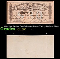 1864 3rd Series Confederate States Thirty Dollars