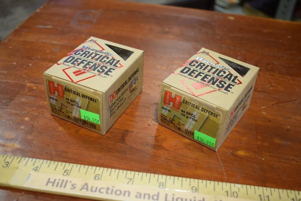 Two Boxes (40 Rounds) Hornady 44 SPCL Ammo