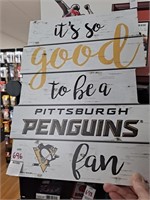 Pittsburgh Penguins wall hanging
