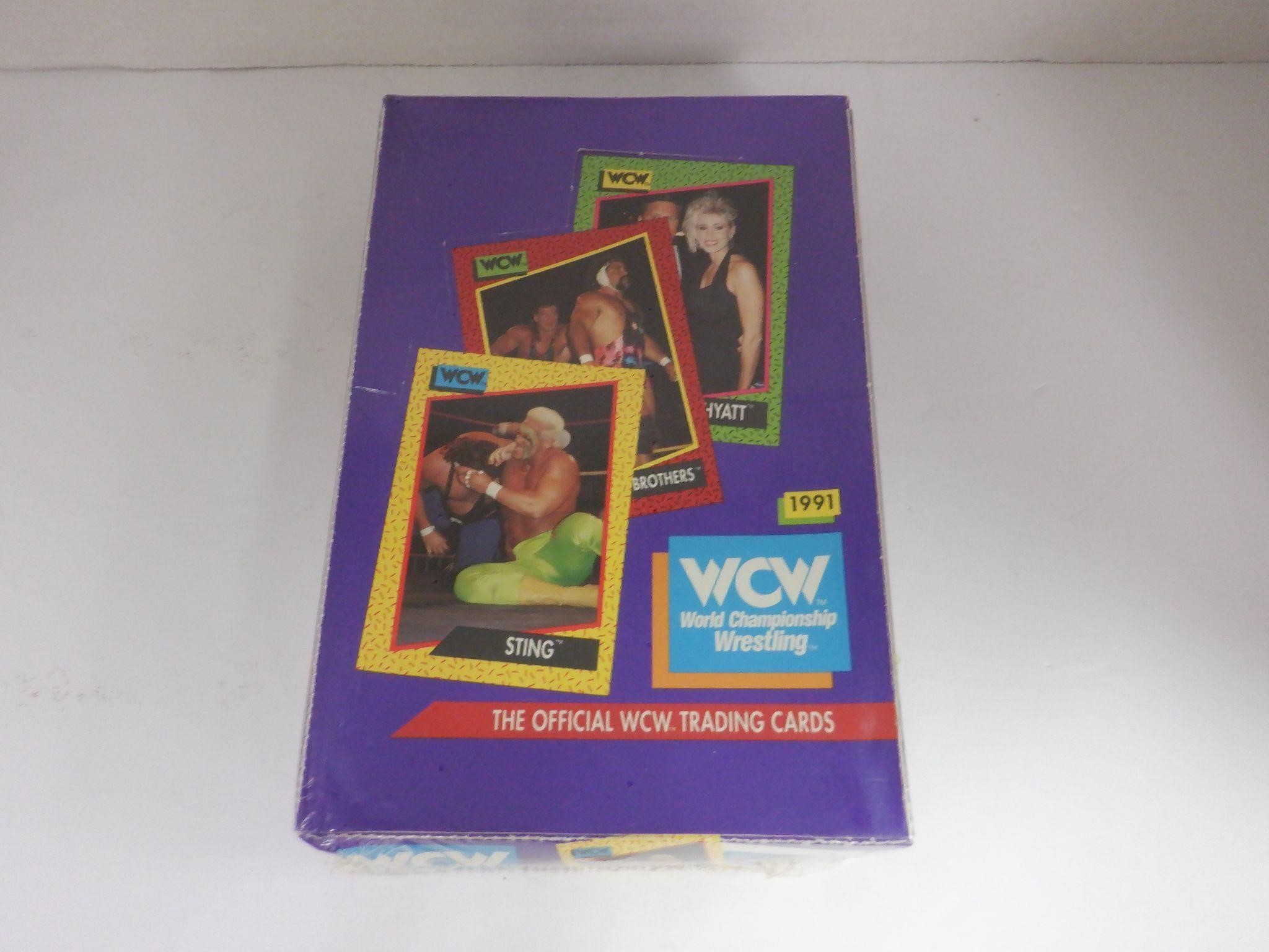 1991 WCW WRESTLING UNOPENED BOX