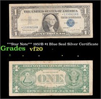 **Star Note** 1957B $1 Blue Seal Silver Certificat