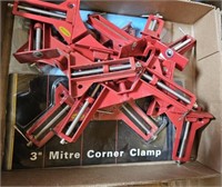 3" MITRE CORNER CLAMPS BOX LOT
