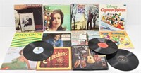 (14) Vinyl 33 RPM Records, Charlie Pride, Disney
