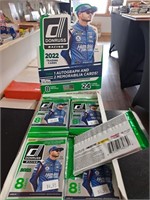 Donruss racing 2022 cards 18 seal packs in box