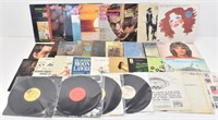32 Vinyl 33 RPM Records, Bett Midler, Dean Martin
