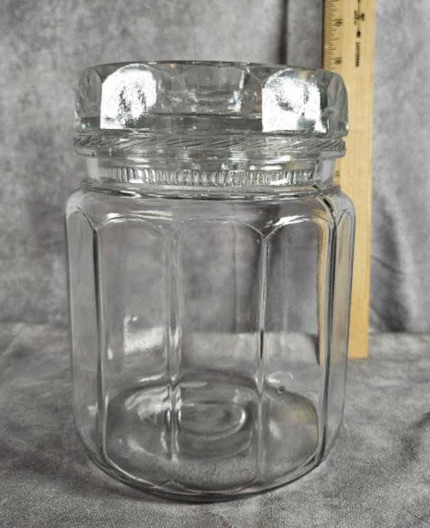 1915 CIGAR HUMIDOR GLASS JAR