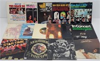 (15) Vinyl 33 RPM Records, Beach Boys, Dino & More