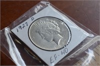 1927-D Silver Dollar