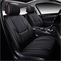 OASIS AUTO Car Seat Covers Premium Waterproof Fau
