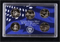 2005 United States Mint Proof Set 10 coins No Oute