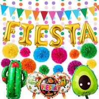 JOYIN 27 PCS Mexican Fiesta Party Decoration Supp