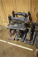 Five Antique Sewing Machines