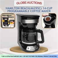 LOOKS NEW HB 14-CUP PROGRAMMABLE COFFEE MAKER