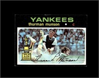 1971 Topps #5 Thurman Munson VG-EX+ Pen Mark