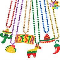 JOYIN 12 PCS Cinco de Mayo Fiesta Necklaces Bead-