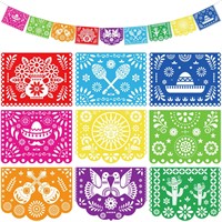 4 Fiesta Banners, Mexican Party Banner Fiesta Gar