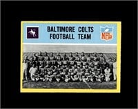 1967 Philadelphia #13 Baltimore Colts TC EX+