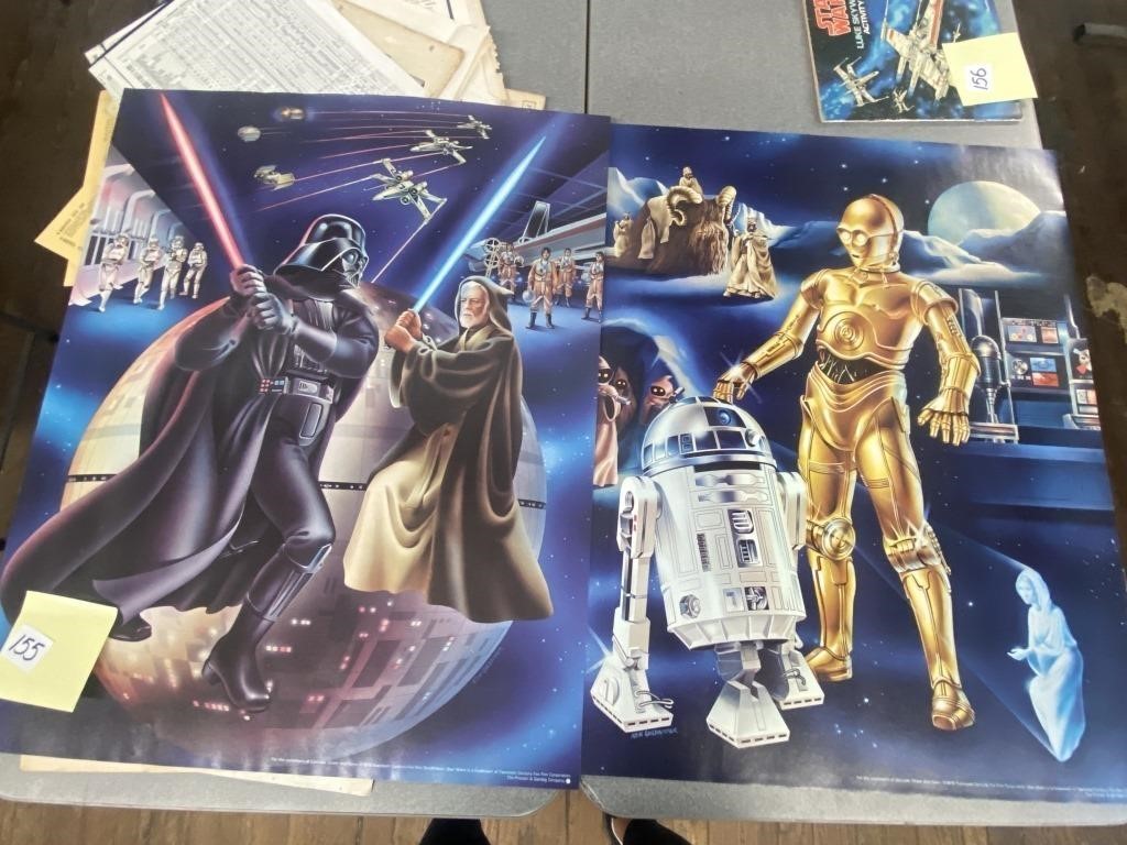 2 Vintage Star Wars Posters 1978