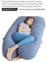 U Shaped Full Body/Pregnancy Pillow w/ Cooling