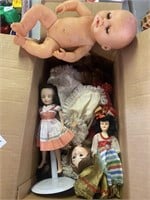 10 Vintage Dolls