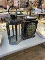 Table Lamp and candle lantern