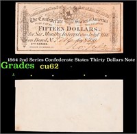 1864 2nd Series Confederate States Thirty Dollars