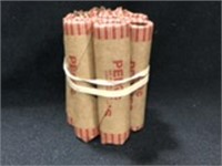 (10) ROLLS OF ASSORTED WHEAT CENTS