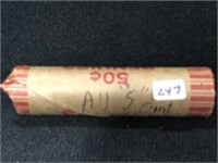 ROLL OF ALL "S" MINT LINCOLN CENTS
