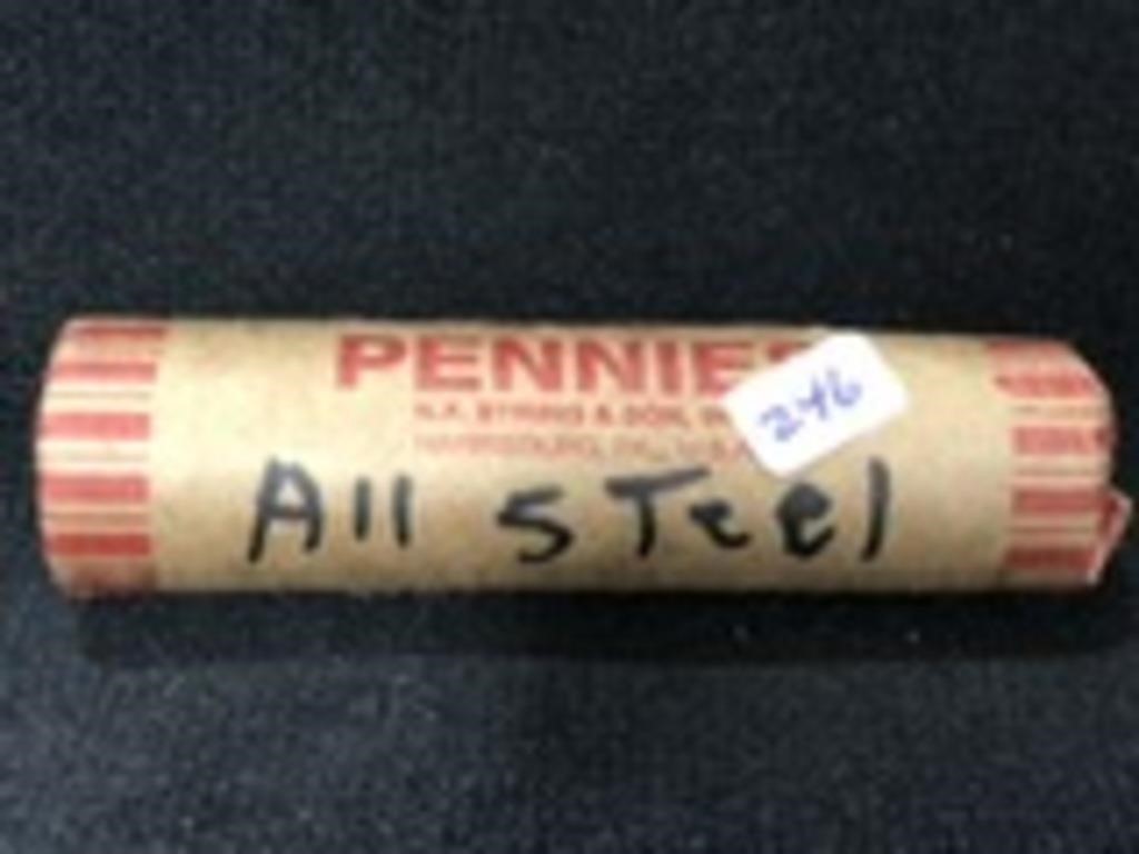 ROLL OF ALL STEEL CENTS