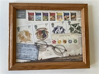 Harry Potter Framed Stamp Picture